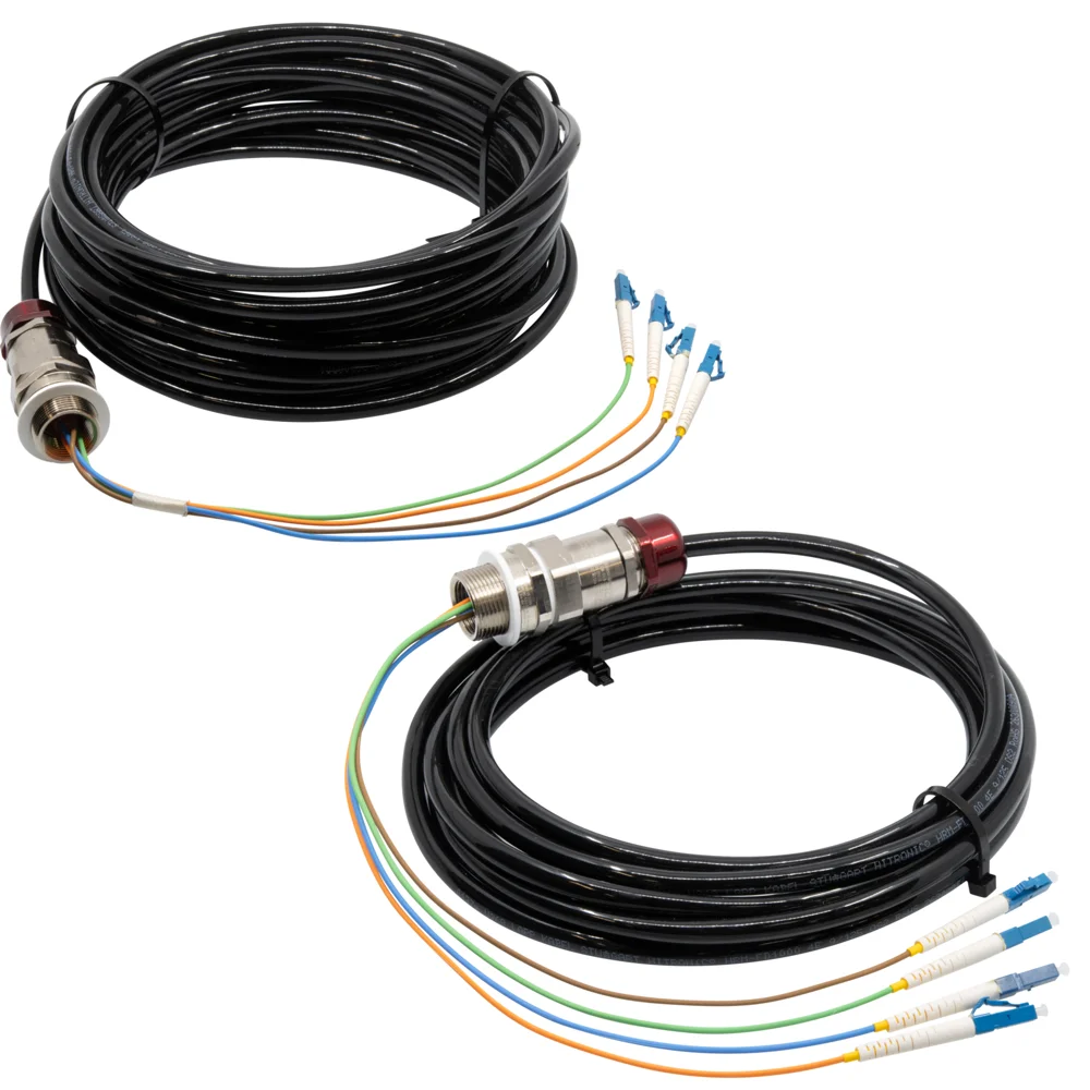 AXIS TX1204 CABLE KIT SINGLE MODE FIBRE 5M, EX D TO EX E CONNECTORS