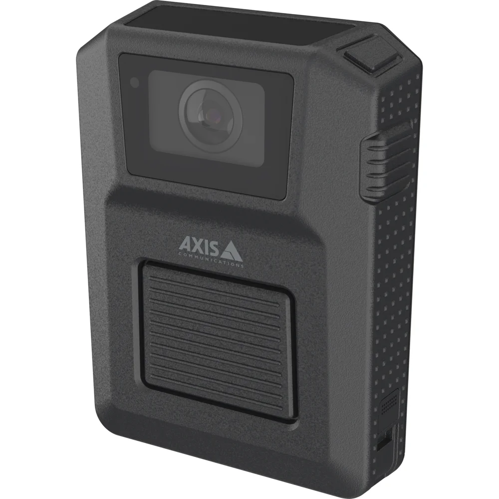 AXIS W102 BODY WORN CAM, BLACK, INBUILT WIFI,BLUETOOTH, 5P