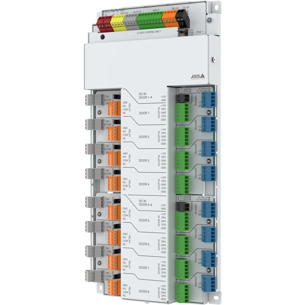 AXIS A1810-B COMPACT DOOR CONTROLLER, 8 DOORS, 16 OSDP READERS AND LOCKS