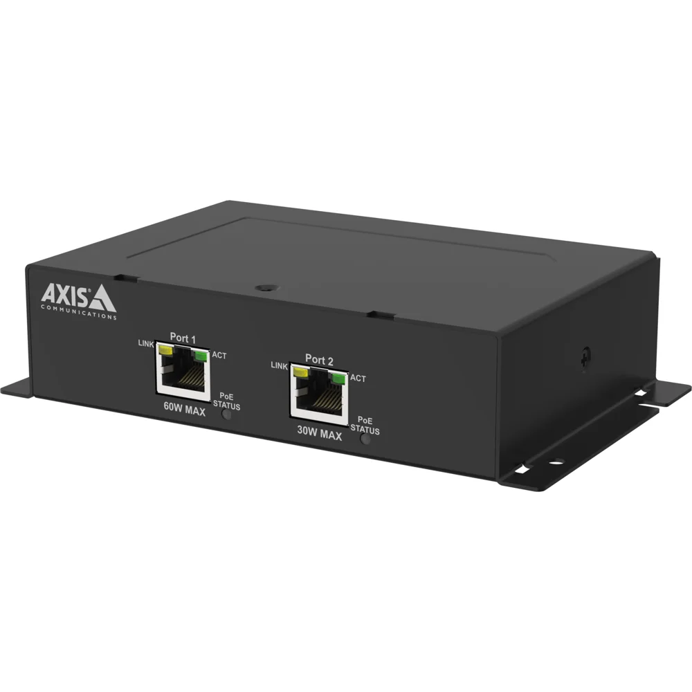 AXIS TU8010 2-PORT INDOOR POE EXTENDER
