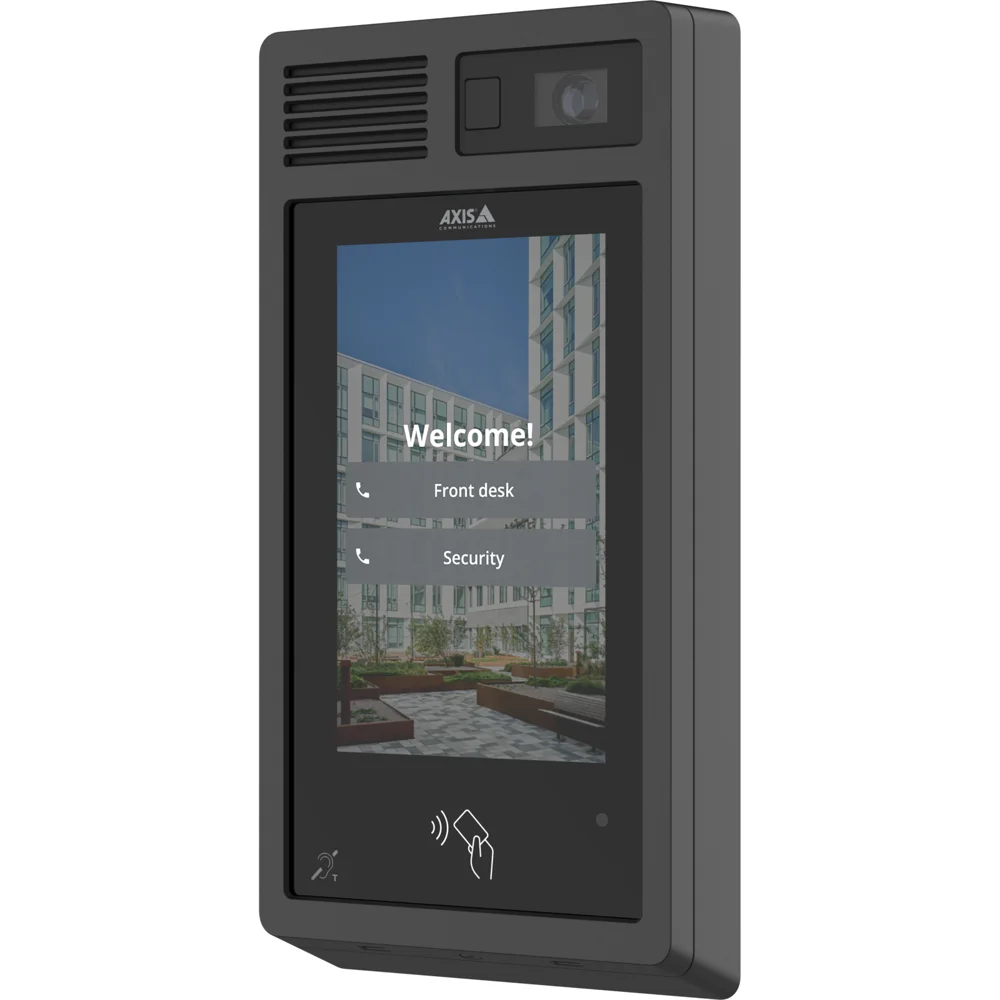 AXIS I8307-VE NETWORK VIDEO INTERCOM, 4K CAM, RFID READER/KEYPAD, TOUCHSCREEN