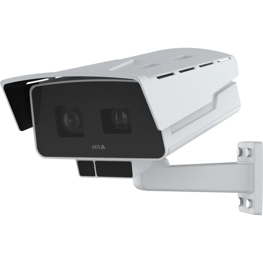 AXIS P1518-LE DUAL LENS 8MP AND 2MP BOX CAMERA, 10.9-29MM LENS, 850NM IR LED, DLPU