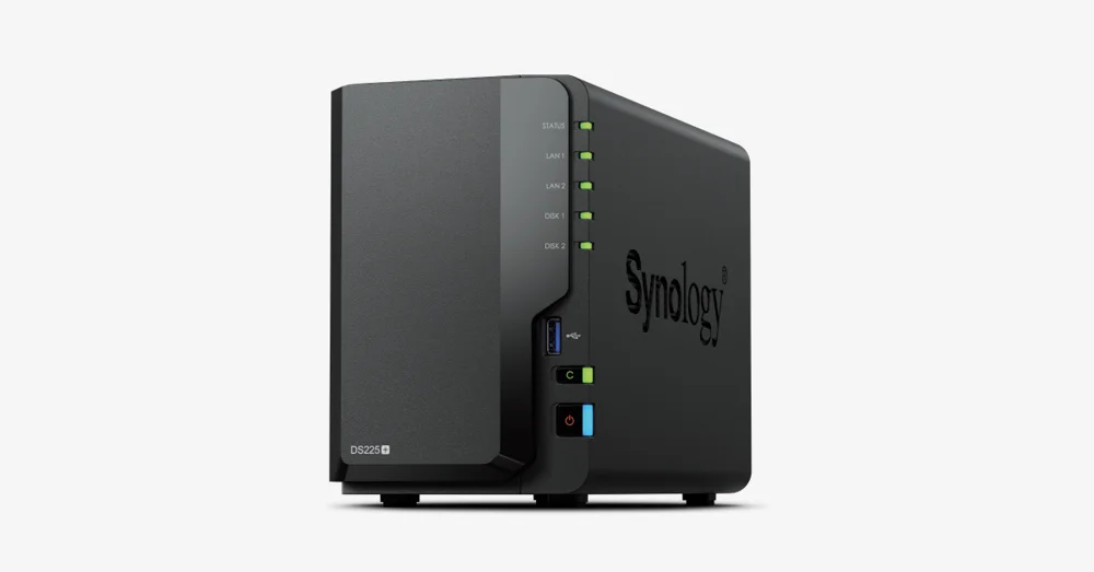 Synology DS225+ 2 Bay NAS 3Yr WTY