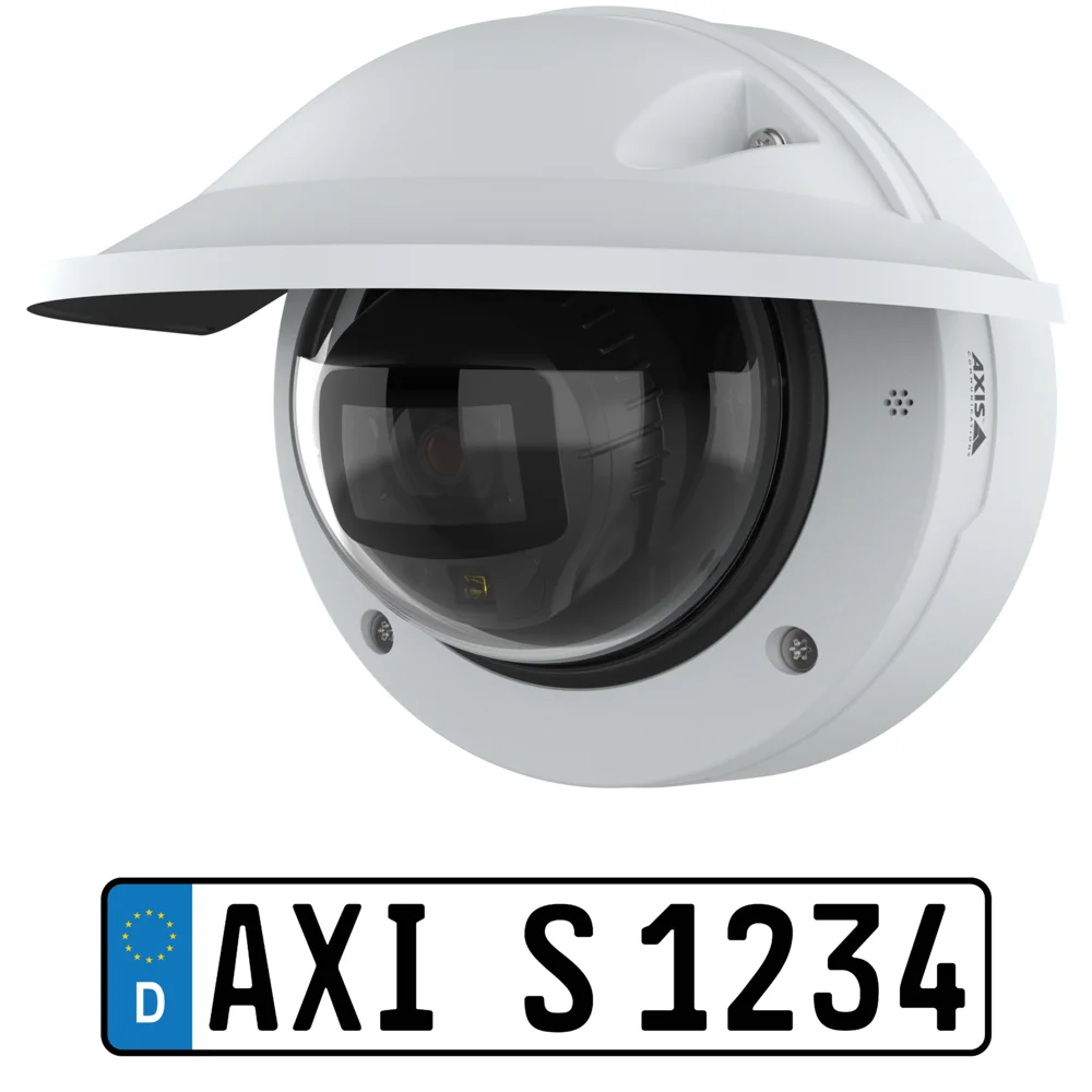 AXIS P3285-LVE KIT LICENSE PLATE VERIFIER 10MM, INC IN-BUILT LPR LICENSE