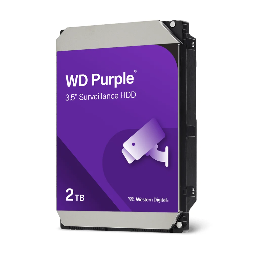 Western Digital WD 2TB Purple Surveillance Hard Drive WD23PURZ -3 YEARS LIMITED WARRANTY