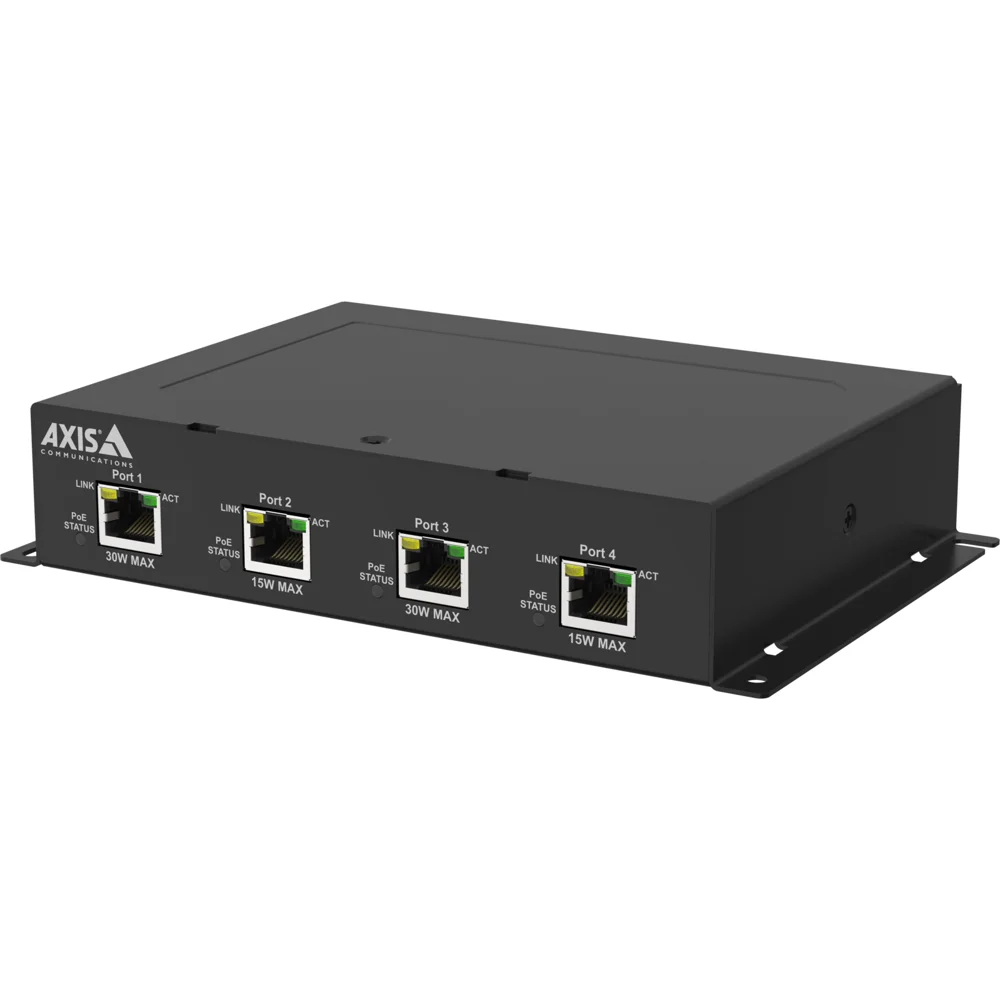 AXIS TU8011 4-PORT INDOOR POE EXTENDER UP TO 100M