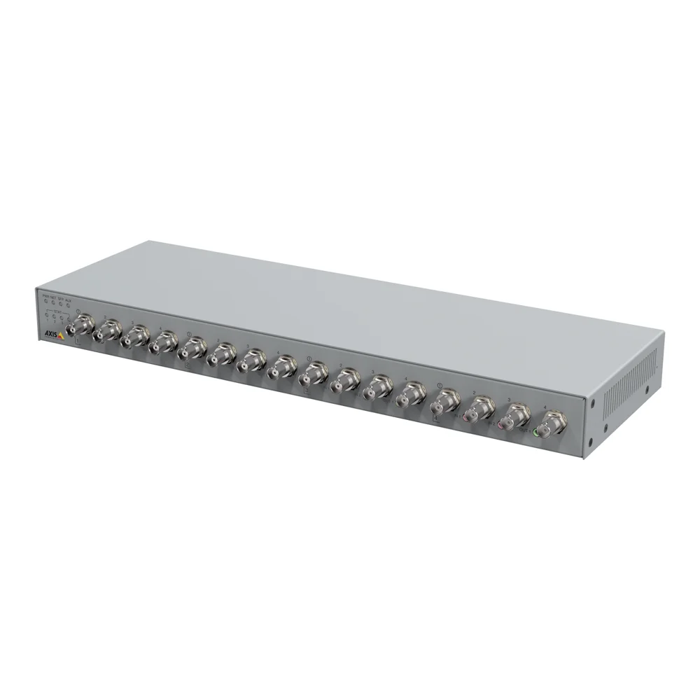 AXIS P7316 16 CHANNEL VIDEO ENCODER, MAX 4K RES, 15FPS, TWO-WAY AUDIO