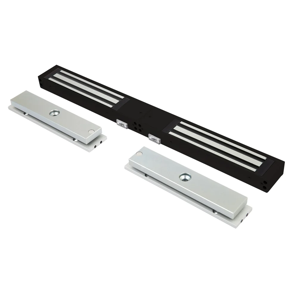 LOX EM3500DM-BLK ELECTRO MAGNETIC DOUBLE MAGLOCK SLIM BLACK 280KG MONITORED 25YR