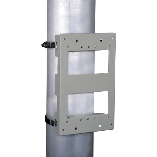 AXIS T91M47 POLE MOUNT FOR MOUNTING T8504-E POE SWITCH, OUTDOOR