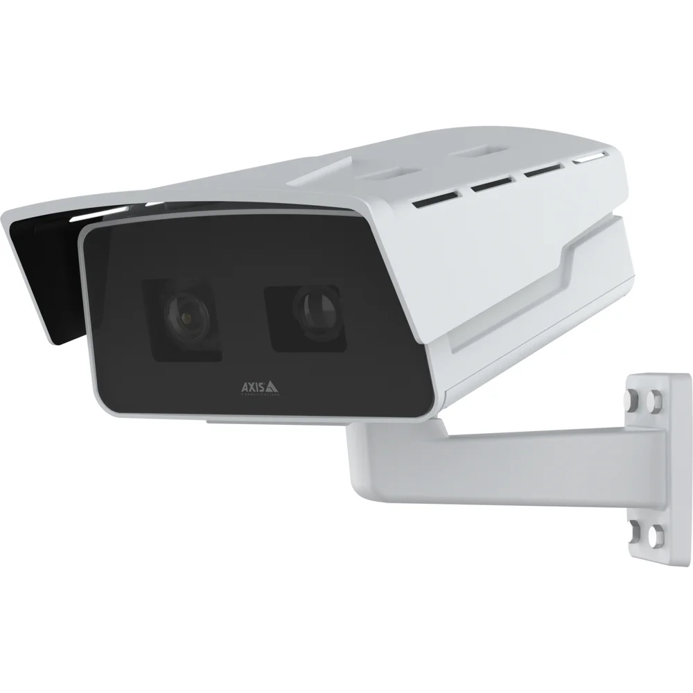 AXIS P1518-E DUAL LENS 8MP AND 2MP BOX CAMERA, DLPU, WDR, LIGHTFINDER