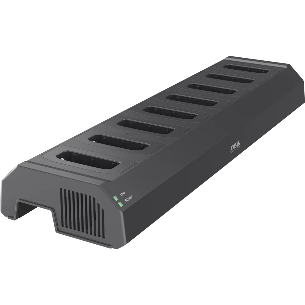 AXIS W703 8 BAY DOCKING STATION FOR W110 BODY WORN CAM