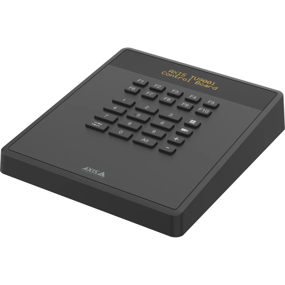 AXIS TU9003 KEYPAD TO QUICKLY NAVIGATE BETWEEN WORKSPACES, CAMERA VIEWS AND PTZ PRESETS