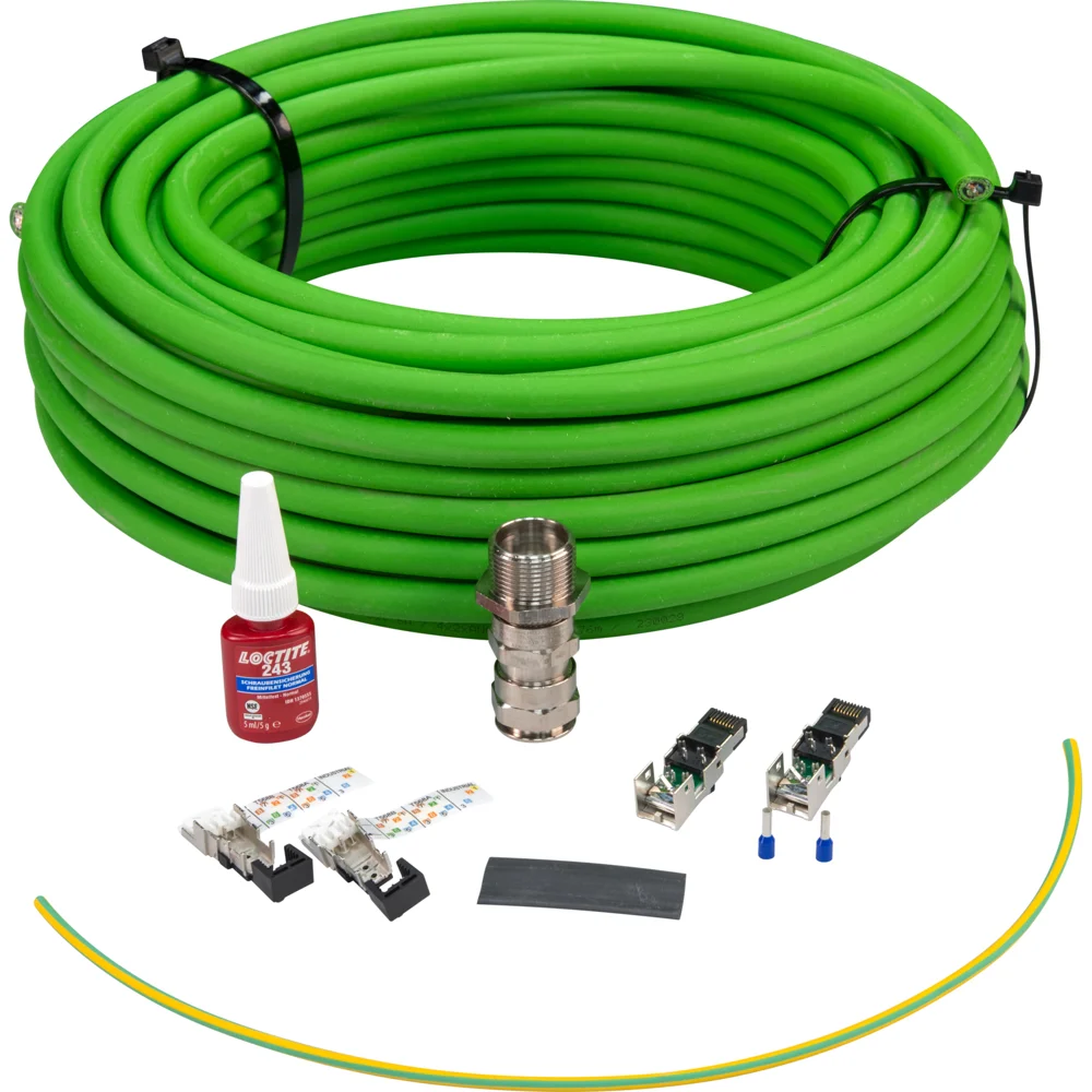 ASKD02-T CABLE KIT 25m ARMOURED NETWORK CABLE FOR EXPLOSION PROTECTED CAMERA