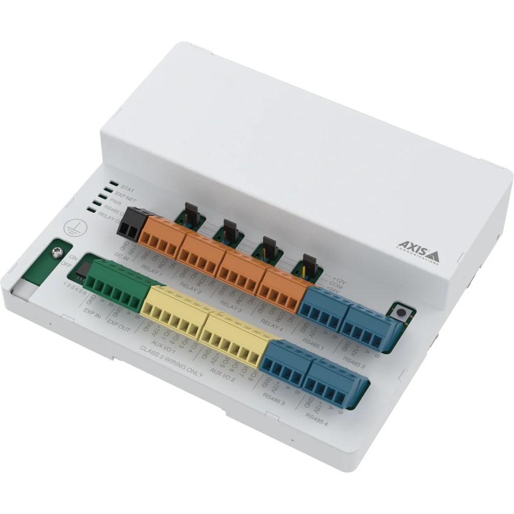 AXIS A9910 I/O RELAY EXPANSION MODULE, 8 I/O PORTS