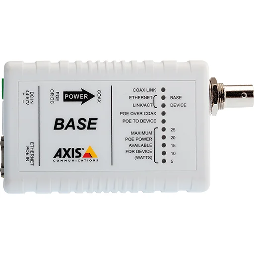 AXIS T8641 POE+ OVER COAX BASE POE+ OVER COAX