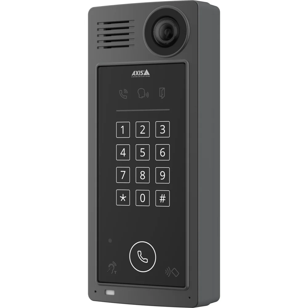 AXIS A8207-VE MKII NETWORK VIDEO DOOR STATION, 6MP HD CAMERA, RFID READER