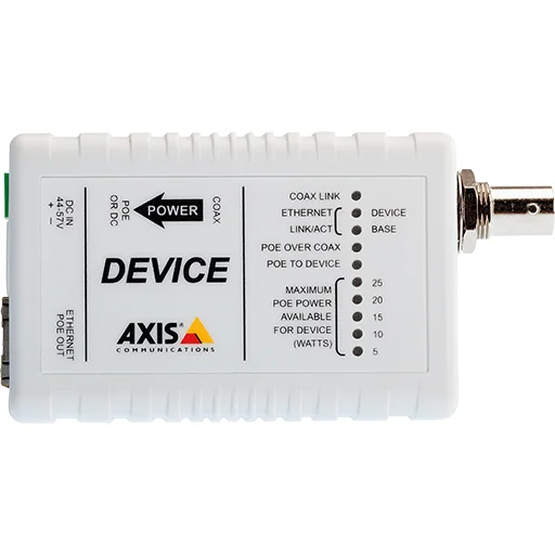 AXIS T8642 POE+ OVER COAX DEVI POE+ OVER COAX