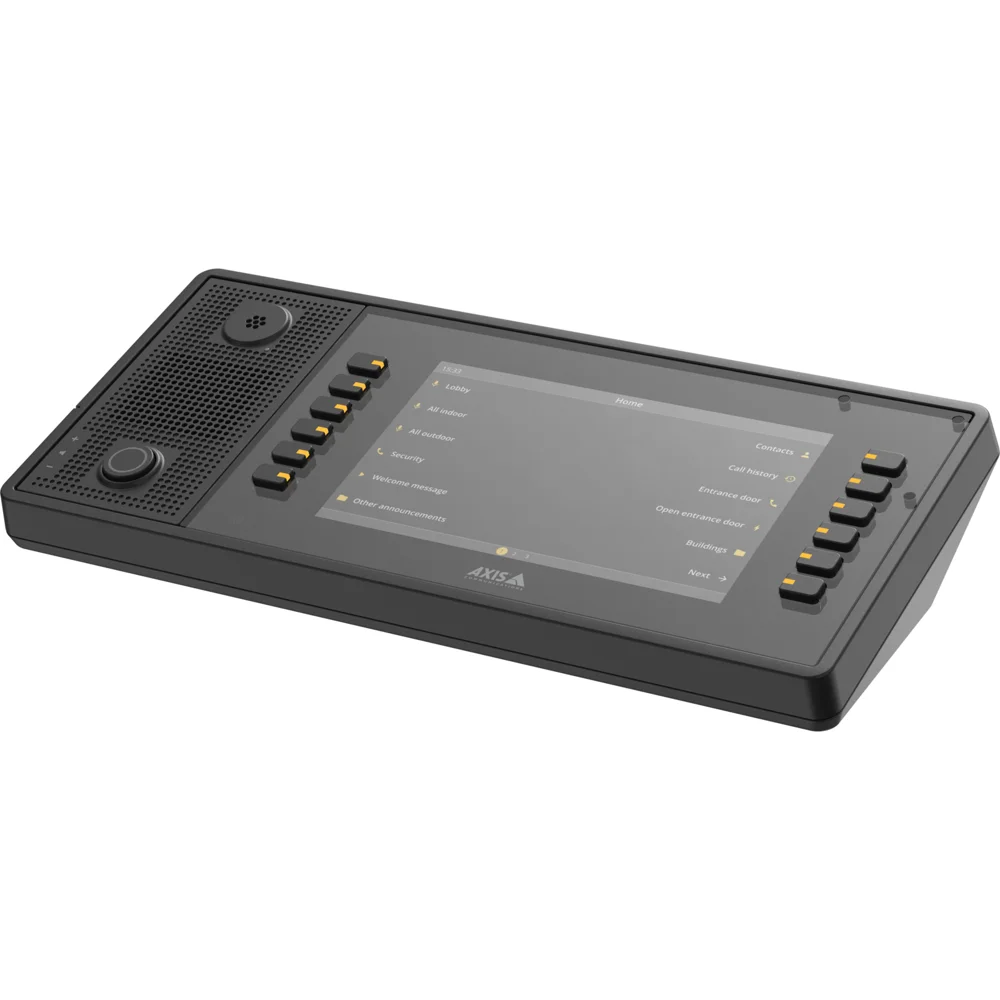 AXIS C6110 NETWORK PAGING CONSOLE, LIVE PAGING, PRERECORDED CALLOUTS, TWO-WAY AUDIO
